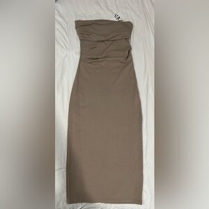 Zara tan dress